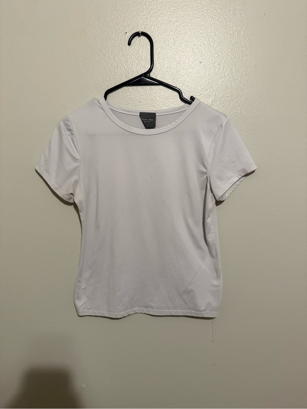 Olivia Rae White Short Sleeve Crew Neck Tee